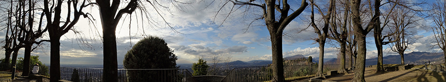 Parco del Castello di San Vigilio, terrazzo panoramico su Bergamo e dintorni